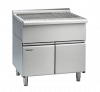 waldorf 800 series sfl8900-cd - 900mm solid fuel grill - low back version - cabinet base with doors